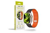 Smartwatch - Accessoires - Mobile Origin Magnetic Strap - black/orange - Apple Watch 49mm/46mm/45mm/44mm - AWMS-01-BLK-ORG