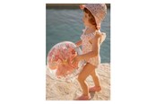 Spelen met water - Little Dutch Pink Flowers Beach Ball 3D Figure 35cm - 2014448