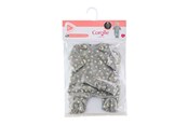 Dolls & Accessories - Corolle - Dolls Pyjama Glitter in the Dark and Headband 36cm - 9000141680