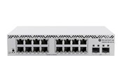 Switch - MikroTik CSS318-16G-2S+IN - switch - 18 ports - smart - rack-mountable - CSS318-16G-2S+IN