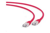 Netwerk - kabel - Gembird Cablexpert patch cable - 25 cm - red - Rood - 0.25m - PP6A-LSZHCU-R-0.25M