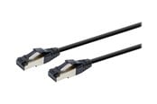 Netwerk - kabel - Gembird Cablexpert patch cable - 2 m - black - Zwart - 2m - PP8-LSZHCU-BK-2M