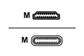 Beelscherm- en tv-kabel - Crestron Electronics Crestron FT2A-CBL-PT Series adapter cable - HDMI / USB - 2.4 m - FT2A-CBL-PT-4K-USBC-HD