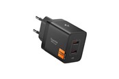 Mobiel - Adapters & Opladers - Spigen Essential 47W Wall Charger EE472EU - black - ACH09457
