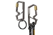 Mobiel - Overige accessoires - Spigen Carabiner With Key Ring 2nd Gen 1 Pack - gunmetal - AHP08894