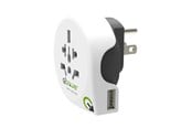 Kabels - diversen - Q2Power USA to Europe - power connector adaptor - NEMA 5-15 to CEE 7/4 - EU->USA - W2US-USB