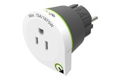 Kabels - diversen - Q2Power USA to Europe - power connector adaptor - NEMA 5-15 to CEE 7/4 - W2US-USB