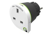 Kabels - diversen - Q2Power United Kingdom to Europe - power connector adaptor - BS 1363 to CEE 7/4 - UK2EU