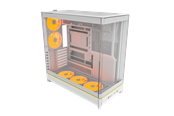 Case - Montech HS02 PRO - Case - Miditower - Wit - HS02 PRO (W)