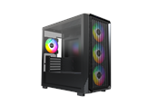 Case - Montech X5M mATX Black - Case - Minitower - Zwart - X5M (B)