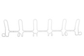 Deurbeugels en scharnieren - Home>it designer coat rack with 6+6 hooks white - 12141