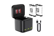 Batterijen & batterijgrepen - TELESIN S0-BCG-10-TGP GoPro Triple Charger - S0-BCG-10-TGP