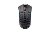 Muis - REDRAGON M808 Storm Lightweight RGB Wireless Gaming Mouse - Gaming muis - Optisch - 7 knoppen - Zwart met RGB-licht - M808-KS