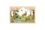 Puzzels - Goki Wooden Jigsaw Puzzle in the Forest 24 pcs. Hout - 57308