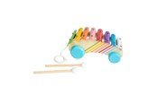 Speelgoed voor baby's - Bigjigs Wooden Pull Along Xylophone - 37068