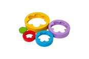 Houten speelgoed - Bigjigs Wooden Flower Tower 5pcs. - 37006