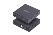 Repeater & zendontvanger - StarTech.com HDMI KVM Extender Over IP Network 4K 60Hz Driverless HDMI and USB Over Ethernet/CAT6 AVoIP Transmitter and Receiver Kit Includes Mounting Kits - IH2006-KVM-EXTENDER