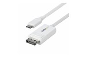 Beelscherm- en tv-kabel - StarTech.com 6.6ft (2m) USB C to DisplayPort 1.2 Cable Bidirectional - DisplayPort cable - 24 pin USB-C to DisplayPort - 1.9 m - CDP2DP2MBW