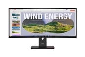 Scherm - 34" Lenovo ThinkVision T34WD-40 - 3440x1440 (UWQHD) - 120Hz - VA - 100W USB-C - 64AEGAT1EU