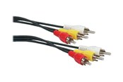 Beelscherm- en tv-kabel - Schwaiger video / audio cable - composite video / audio - 1.5 m - CIK5015 533