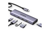 Docking station - UGREEN 5-in-1 USB-C to 3*USB.3.0+HDMI Hub with USB-C Power Supply - 15596-UG