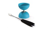 Buiten spelen - Eureka - Rubber Diabolo with Aluminum Sticks - Light Blue - 52515707
