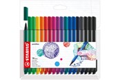Schrijf- en tekengerei - STABILO - Hardtip Fineliner - Set of 18 Pieces - 488/18-01