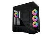 Case - Lian Li V100 Black (4x ARGB fans) - Case - Miditower - Zwart - G99.V100RX.00