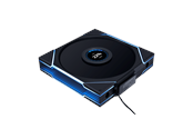 Case Fan - Lian Li UNI FAN TL-LCD Wireless Reverse 140 Black - Case ventilator - 140mm - Zwart met RGB-licht - 30 dBA - G99.14RTLLCD1W1B.00