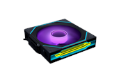 Case Fan - Lian Li UNI FAN SL-INFINITY Wireless - Case ventilator - 120mm - Zwart met RGB-licht - 30 dBA - G99.12SLIN1W1B.00