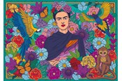 Puzzels - Ravensburger Frida Kahlo’s Paradise: Parrot Monkey and Blooms - 12001475