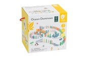 Houten speelgoed - Classic World Wooden Domino Ocean 100pcs. - 20220