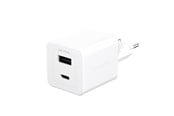 Mobiel - Adapters & Opladers - empower by PanzerGlass Turbo 35W Charger incl. USB-C + USB-A | EU Plug | Silver White - EM94326