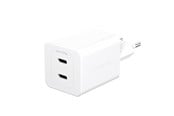 Mobiel - Adapters & Opladers - empower by PanzerGlass Turbo 45W Charger incl. 2 x USB-C | EU Plug | Silver White - EM58685