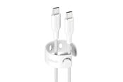 USB-kabel - empower by PanzerGlass Racing 240W USB-C to USB-C Cable | USB 2.0 | 1.2M | Silver White - EM77569