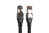 Netwerk - kabel - DIGITUS CAT 8.1 S-FTP Patch Cord - 3m - Zwart - 3m - DK-1843-030