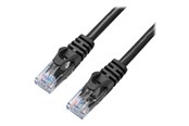Netwerk - kabel - X-SHIELD network cable - 50 cm - black - Zwart - 0.5m - XS-CAT6-UUTP-BLK-50CM