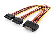 Voedingskabel (intern) - DIGITUS Internal SATA Y-power Supply Cable - AK-430405-003-M