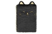 School accessoires - Tinka NOTEBOOK PLUSH CAT BLACK A5 - 8-801099