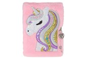 School accessoires - Tinka DIARY PLUSH UNICORN ROSA - 8-802140