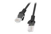 Netwerk - kabel - Lanberg patch cable - 1.5 m - black RAL 9004 - Zwart - 1m - PCU5-20CC-0150-BK
