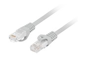Netwerk - kabel - Lanberg patch cable - 50 cm - grey RAL 7035 - Grijs - 0.5m - PCF6-20CC-0050-S