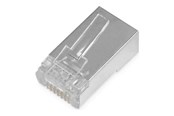 Netwerk - kabel - DIGITUS network connector - clear - Zilver - AK-219603-100