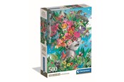 Puzzels - Clementoni Jigsaw Puzzle Head in the Jungle 500pcs. Vloer - 35600