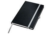 Schrijfblokken, formulieren en notitieboekjes - Leitz Style notitieboek A5 blanco met harde kaft, Zwart - 44521094