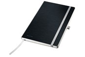 Schrijfblokken, formulieren en notitieboekjes - Leitz Style notitieboek A5 blanco met soepele kaft, Zwart - 44531094