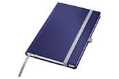 Schrijfblokken, formulieren en notitieboekjes - Leitz Style notitieboek A5 geruit met harde kaft, Blauw - 44861069