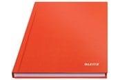 Schrijfblokken, formulieren en notitieboekjes - Esselte Notebook Solid Hardcover A5 Squared 90 gram 80 sheets light red - 46660020