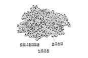 Creatief spelen - Colorations - Alphabet Beads 7mm 300pcs. - 43BL07