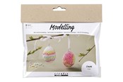 Creatief spelen - Creativ Company Mini Hobby Set Modeling Egg with Beads 2 pcs. - 977662